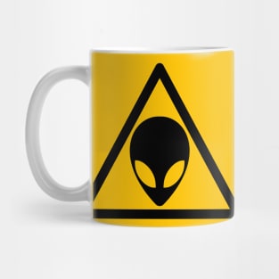 Alien Road Sign Mug